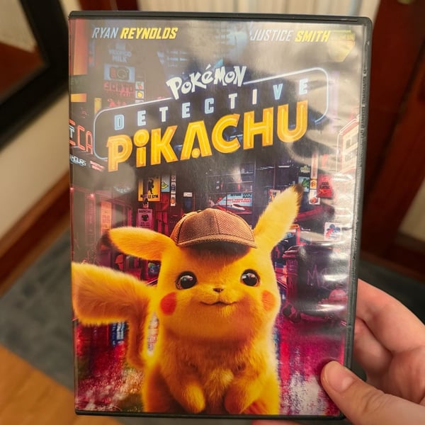 Pokemon Detective Pikachu DVD Movie 2019 Ryan Reynolds Justice Smith