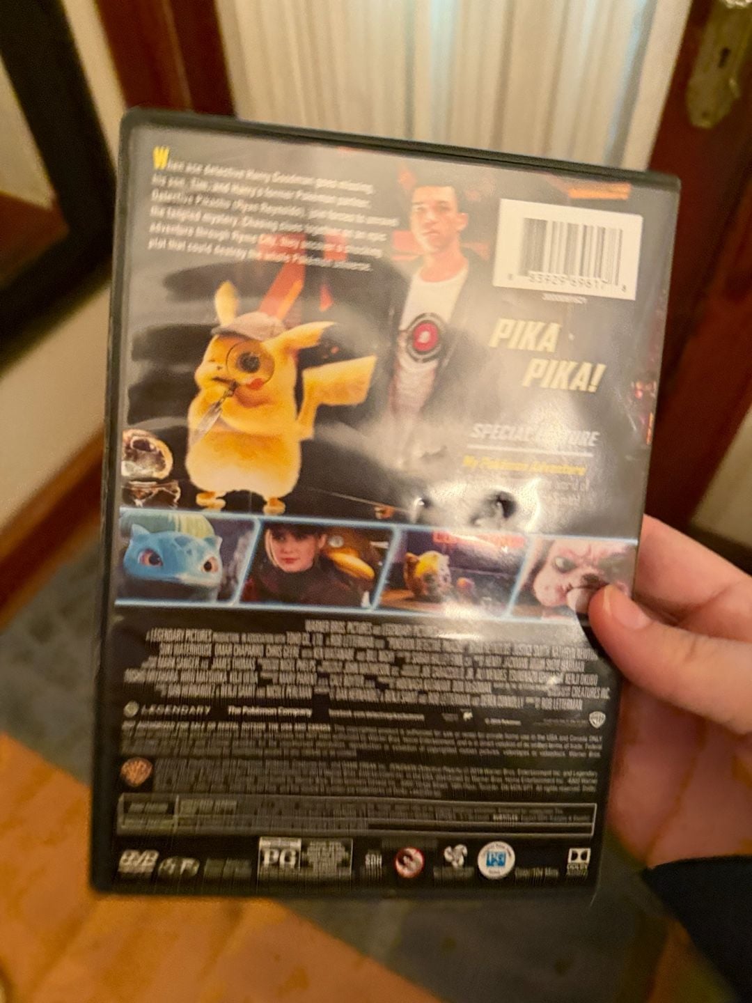 Pokemon Detective Pikachu DVD Movie 2019 Ryan Reynolds Justice Smith 2