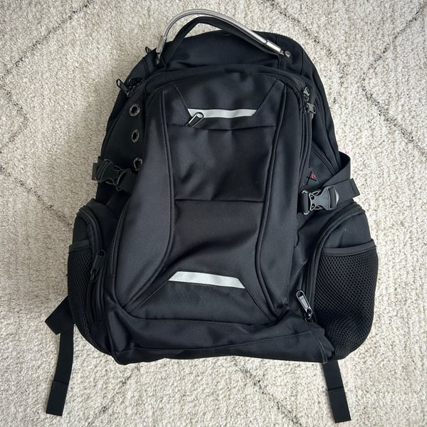 Billiton Mashi Water Proof Backpack Black 17 Inch Travel Laptop Bag