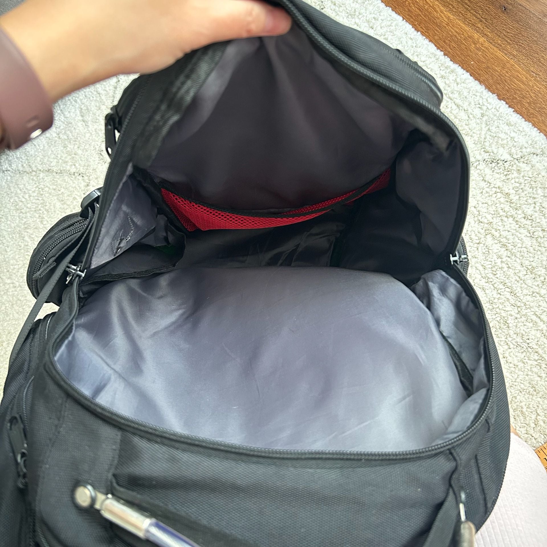Billiton Mashi Water Proof Backpack Black 17 Inch Travel Laptop Bag 8