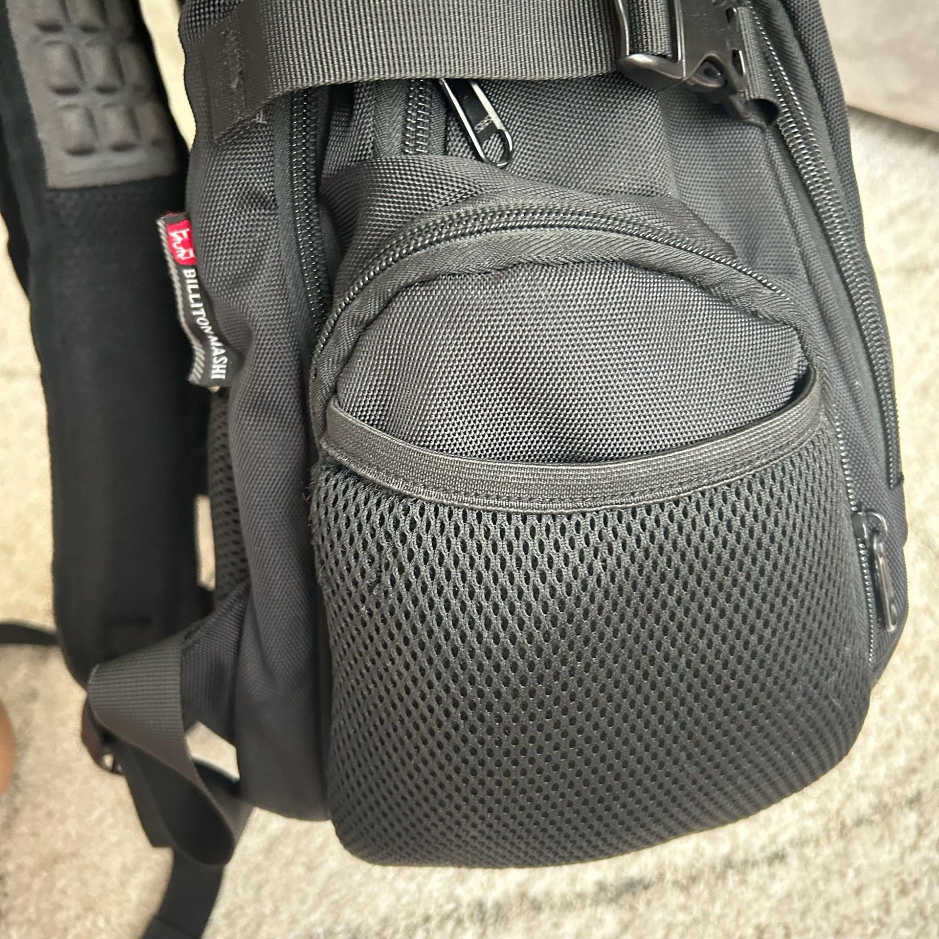 Billiton Mashi Water Proof Backpack Black 17 Inch Travel Laptop Bag 13