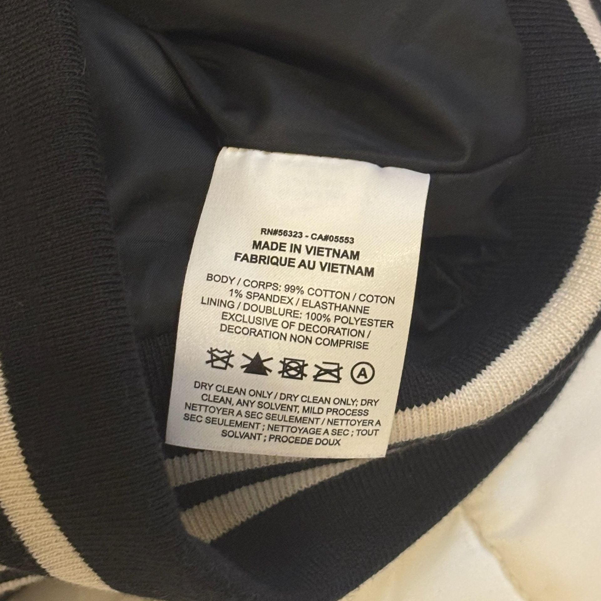 Nike NSW Trend Bomber Jacket Size XL Black Corduroy Varsity 8