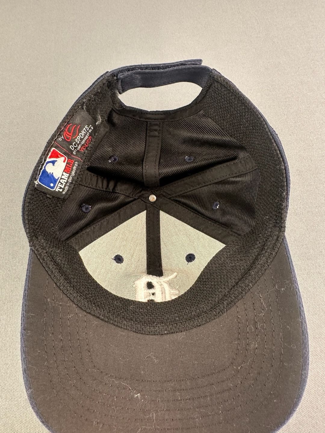 OC Sports Detroit Tigers Youth Adjustable Baseball Hat Cap Navy Blue 7
