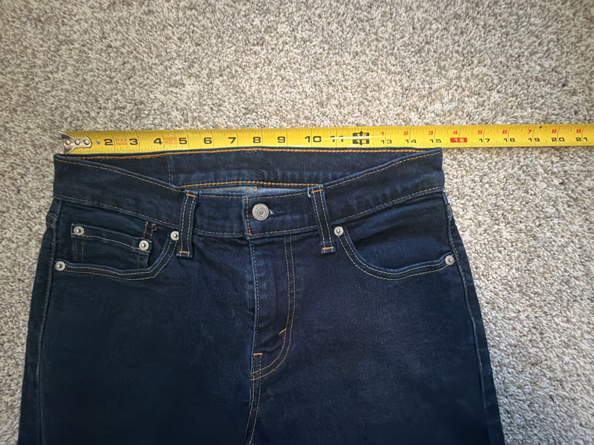 Men’s Levi's 511 Slim Fit Jeans W30 L32 Dark Wash Denim Pants 4