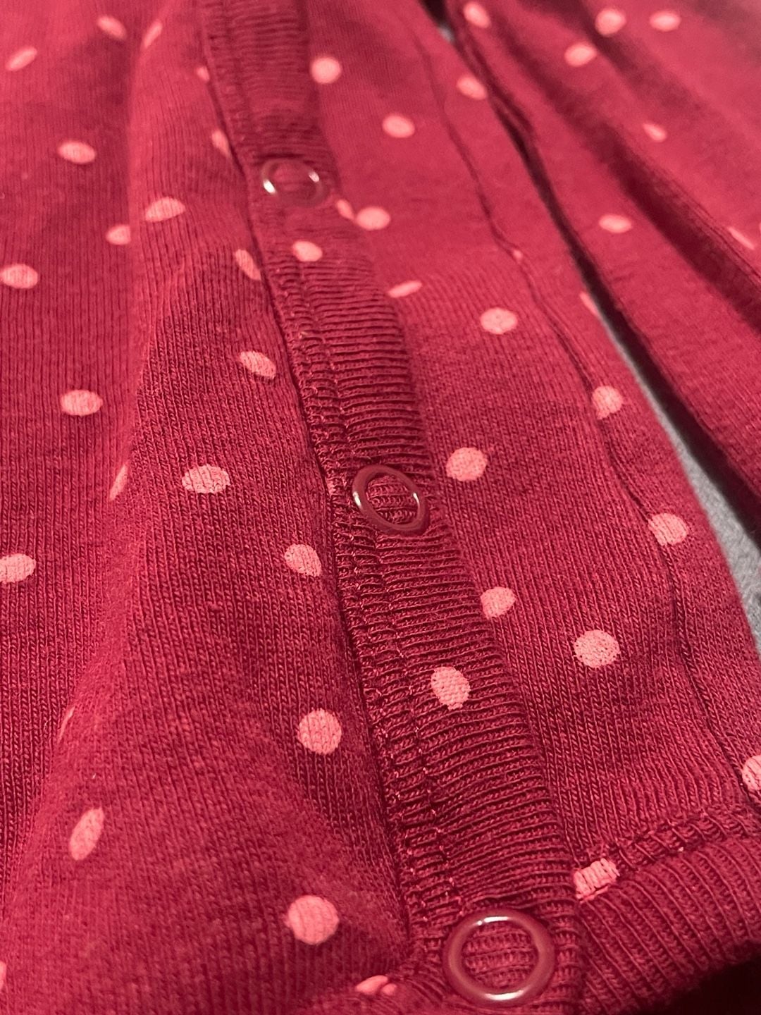 Carter's Just One You Bodysuit Size 3m Red Polka Dot 3