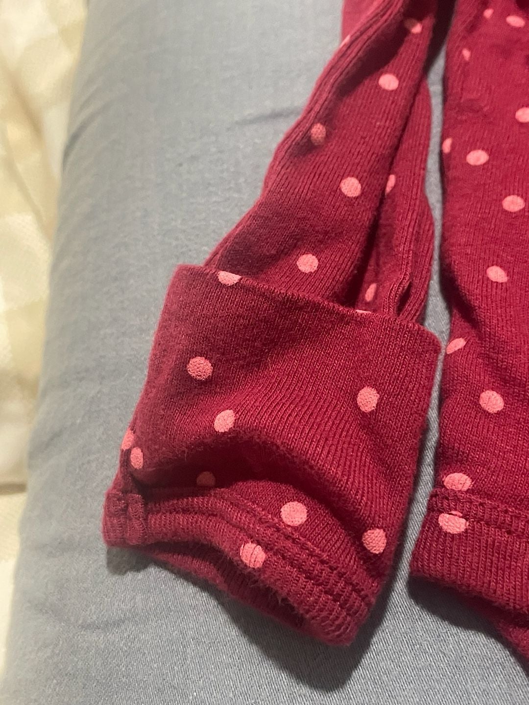 Carter's Just One You Bodysuit Size 3m Red Polka Dot 6