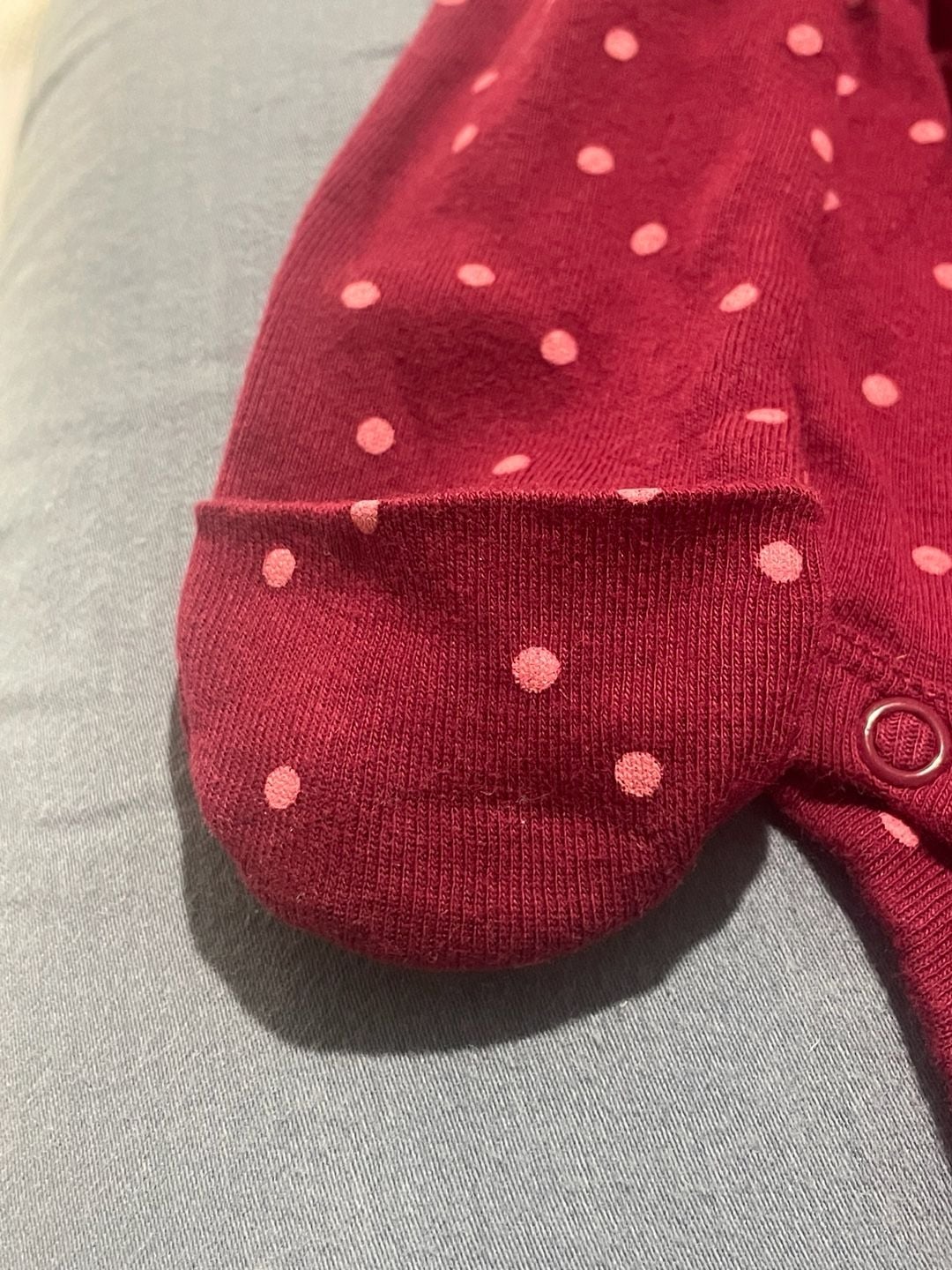 Carter's Just One You Bodysuit Size 3m Red Polka Dot 7