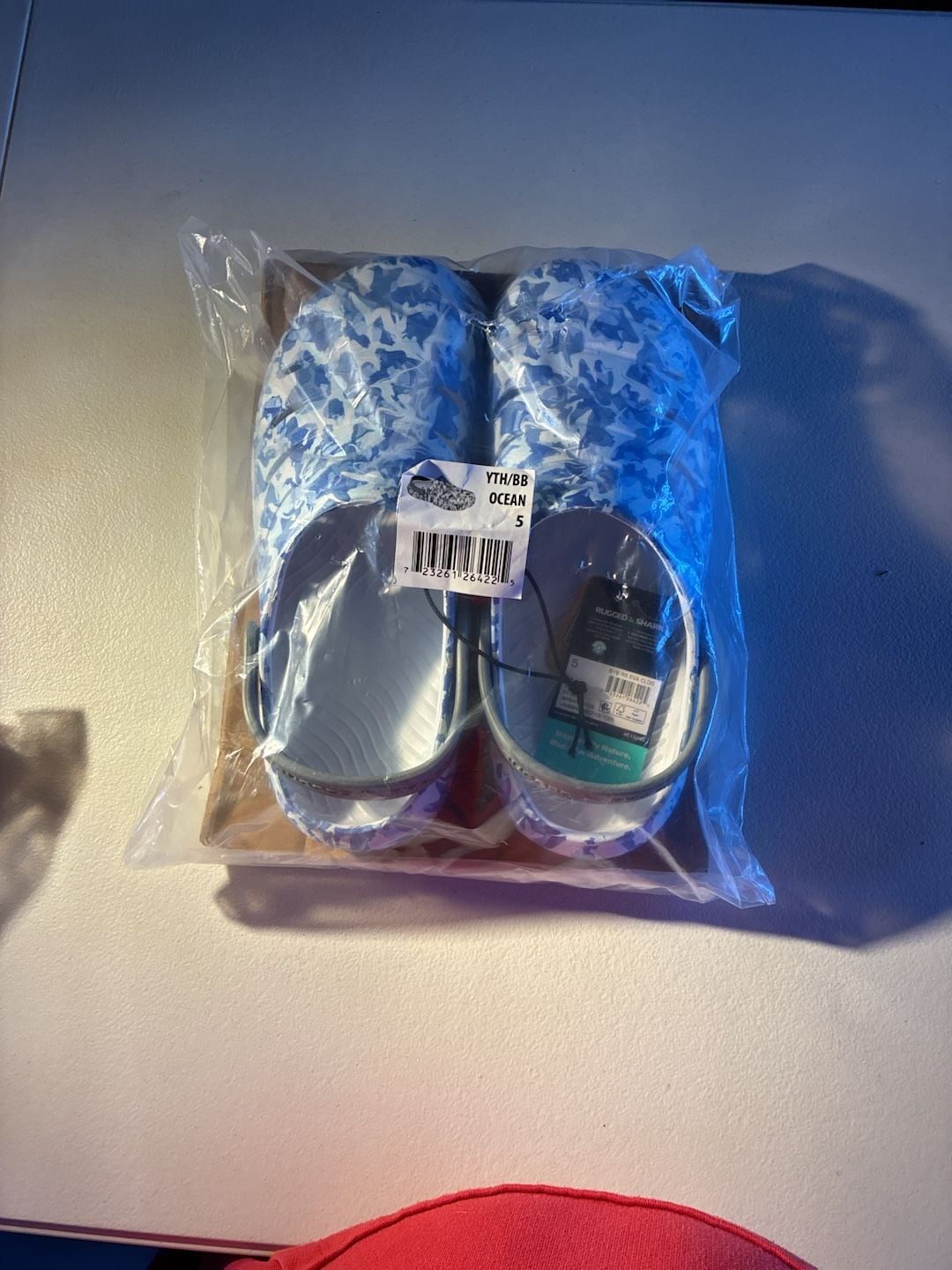 Rugged Shark BYB RS EVA Clog Size 5 Ocean Blue Camo 1