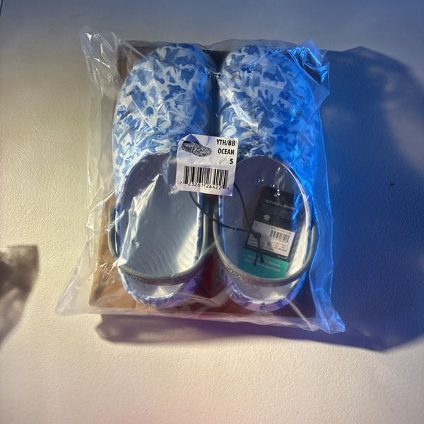 Rugged Shark BYB RS EVA Clog Size 5 Ocean Blue Camo