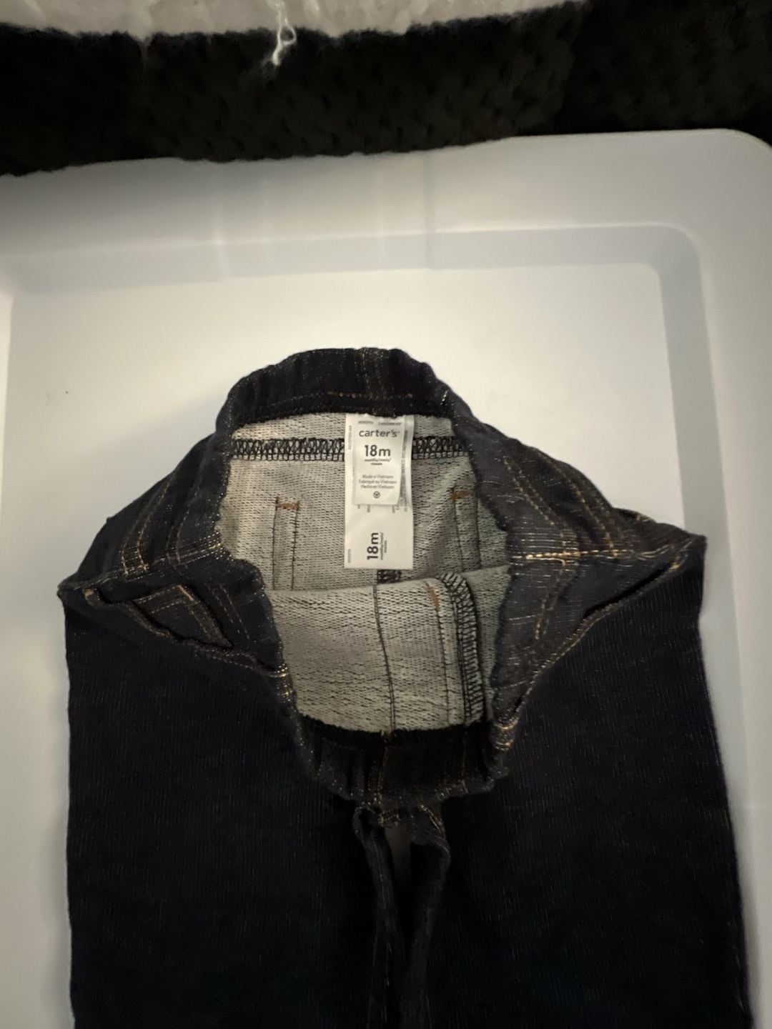 Carter's Baby Faux Denim Pants And Leggings Lot 7