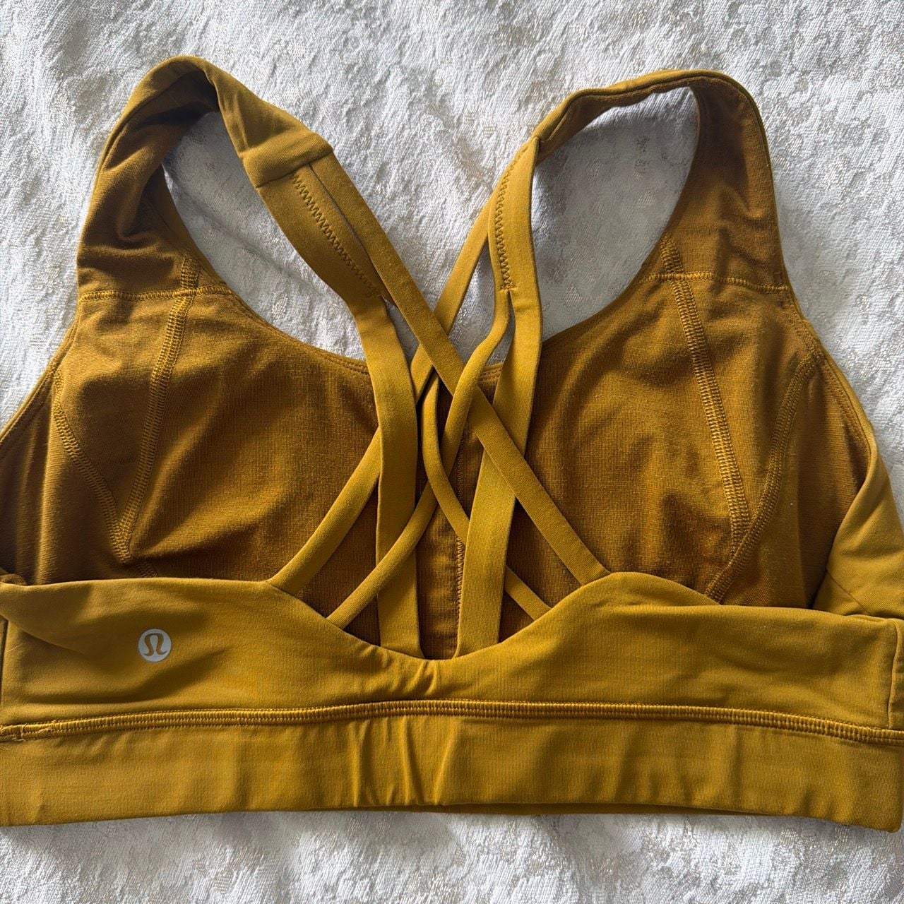 Lululemon Energy Bra Gold Spice 2