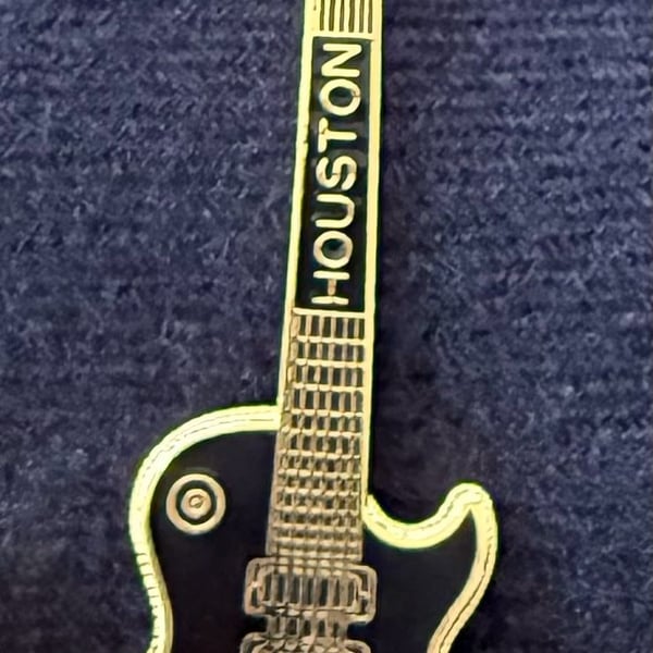 Hard Rock Cafe Houston Guitar Pin