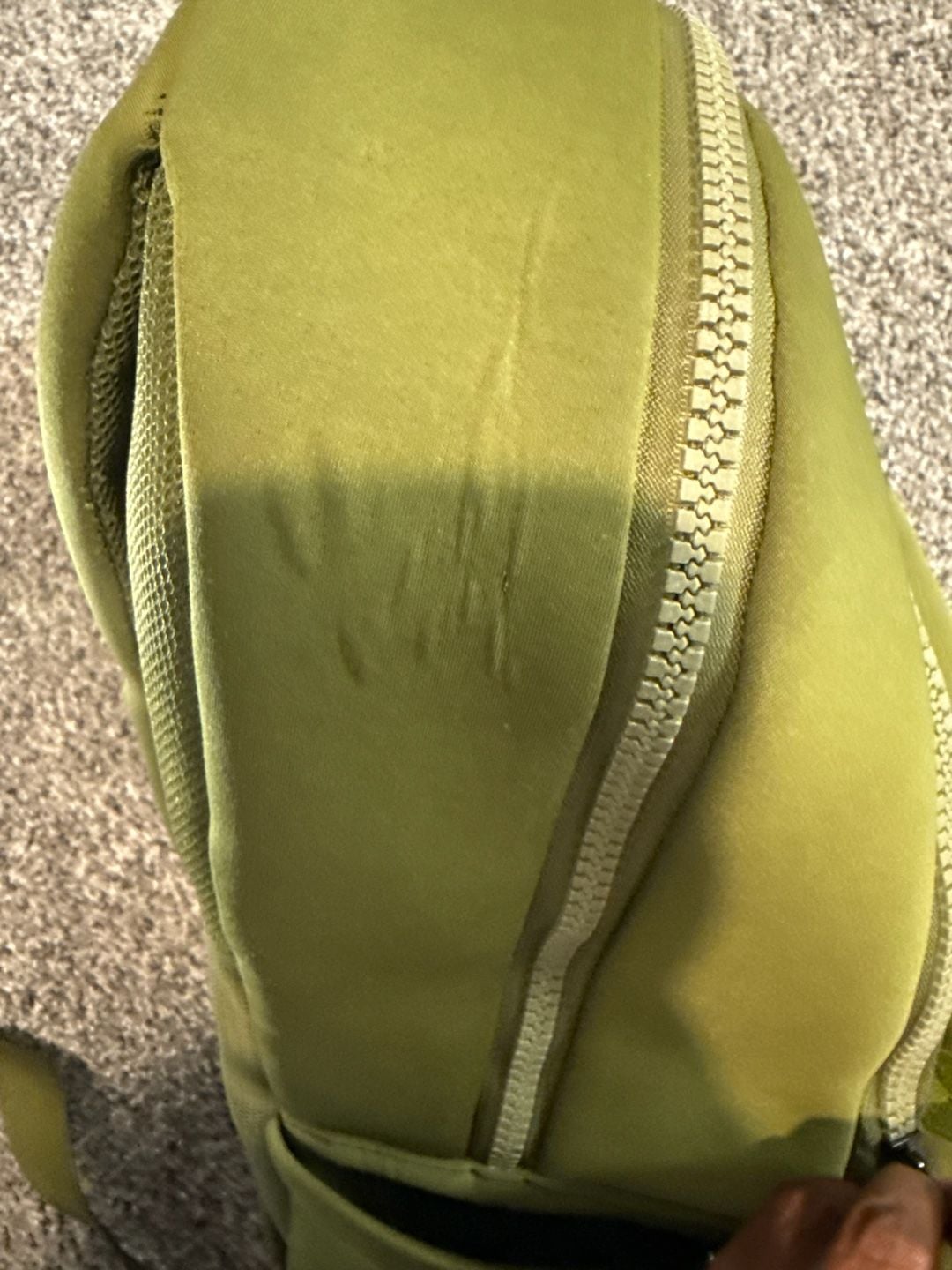 Lucky Brand Olive Green Neoprene School Casual Backpack Travel Bag 5