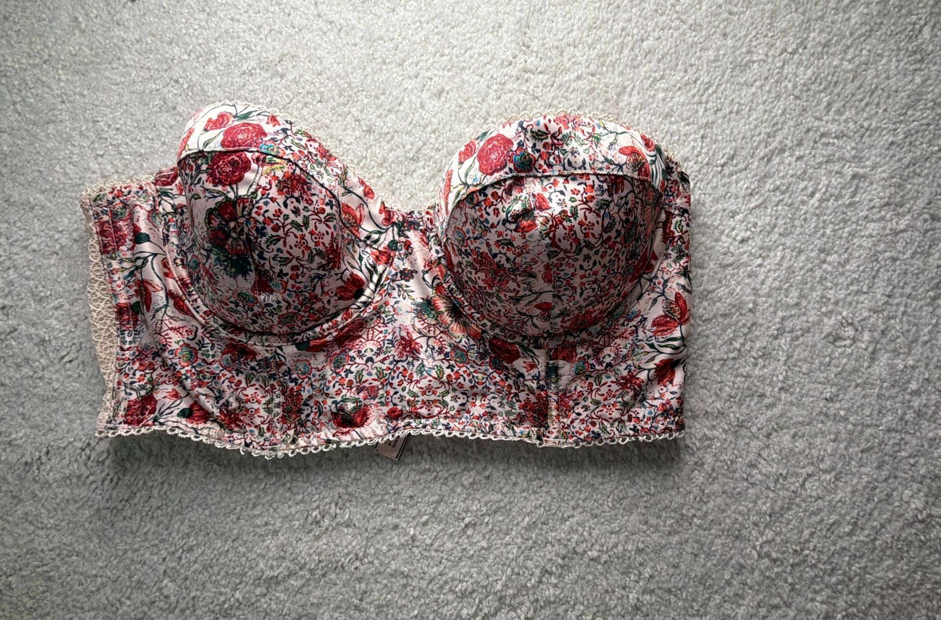 Victoria's Secret Floral Bustier Top 7