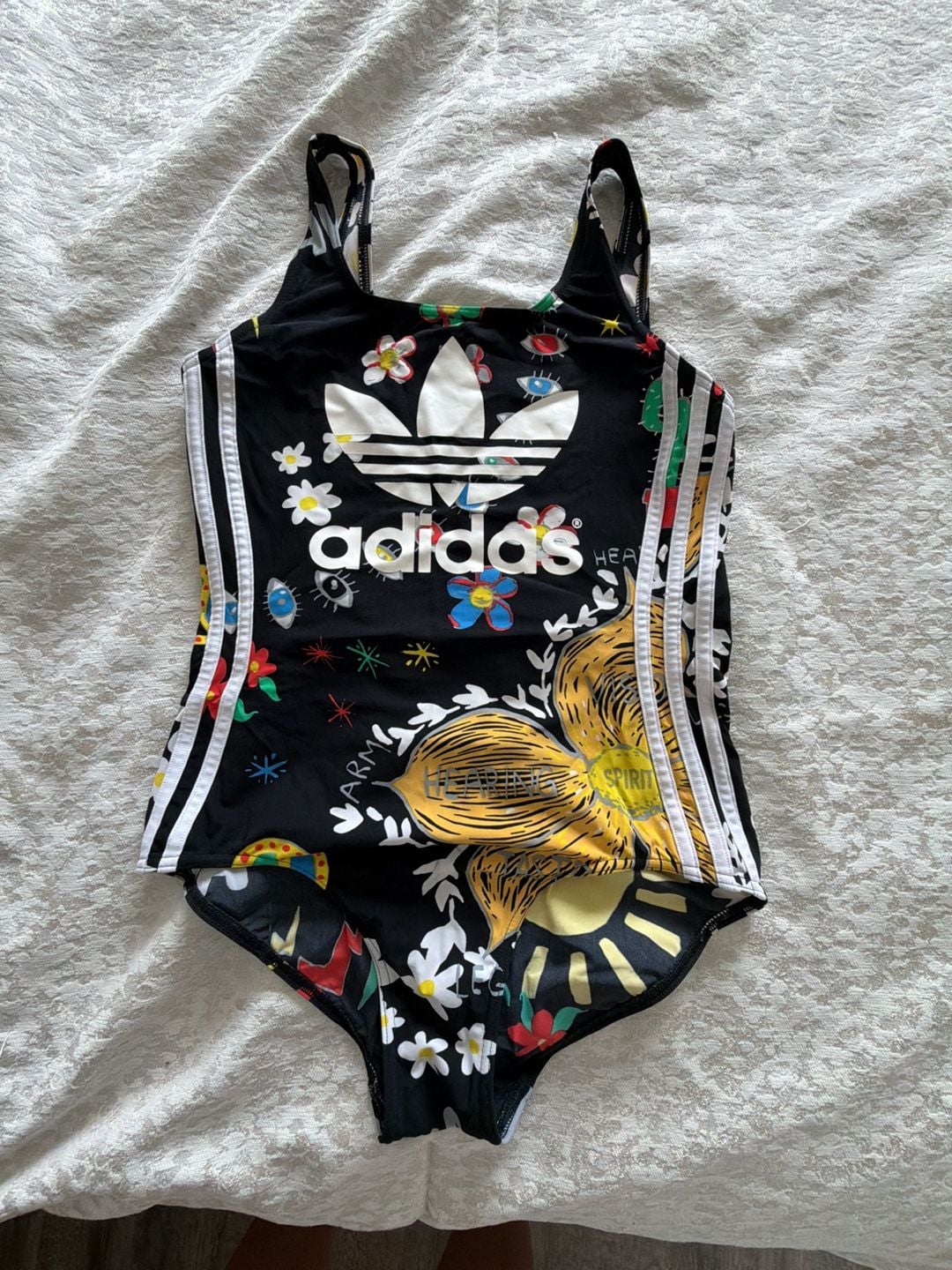 Adidas Originals x Pharrell Williams One Piece Swimsuit Multi Graphic 2