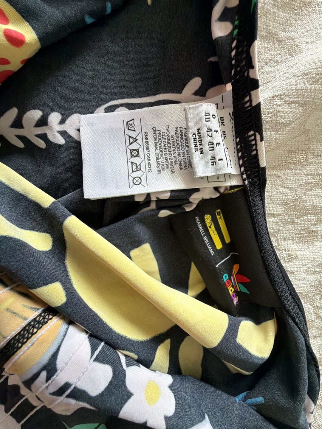 Adidas Originals x Pharrell Williams One Piece Swimsuit Multi Graphic 3