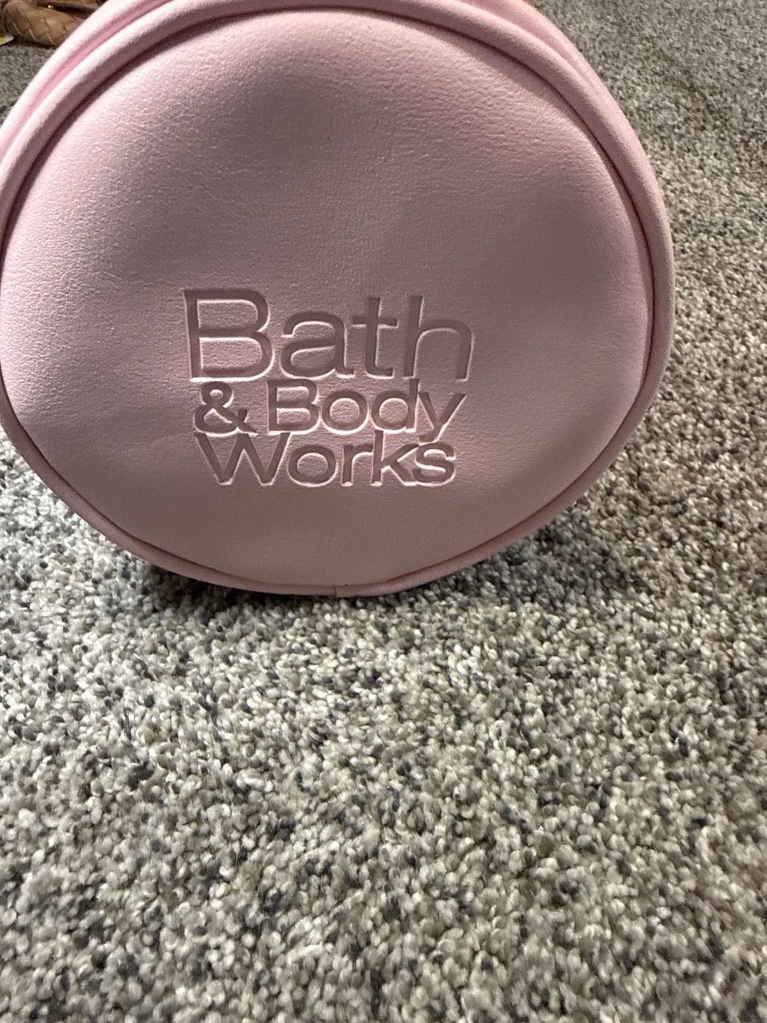 Bath & Body Works Pink Coral Barrel Mini Duffel Bag 3