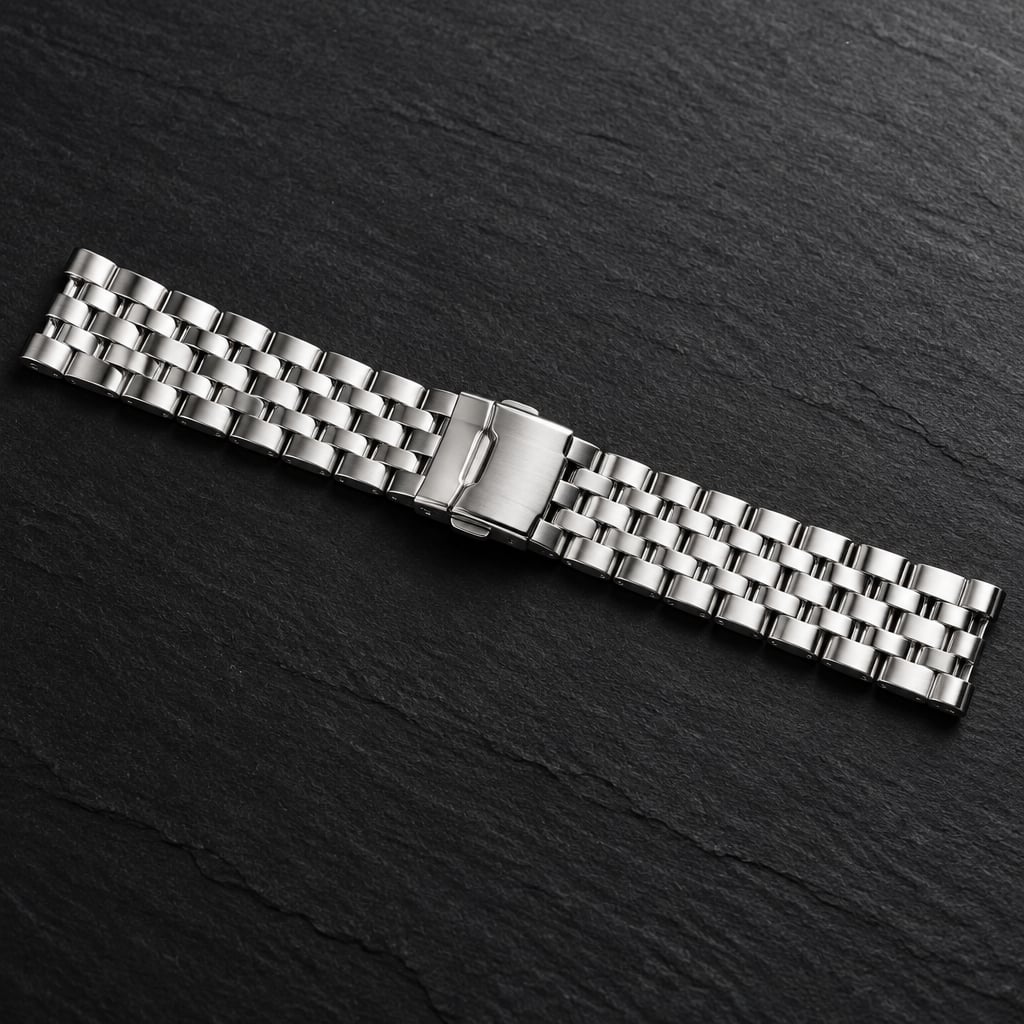 Stainless Steel Watch Band | w7-cu-17 | Silver 2
