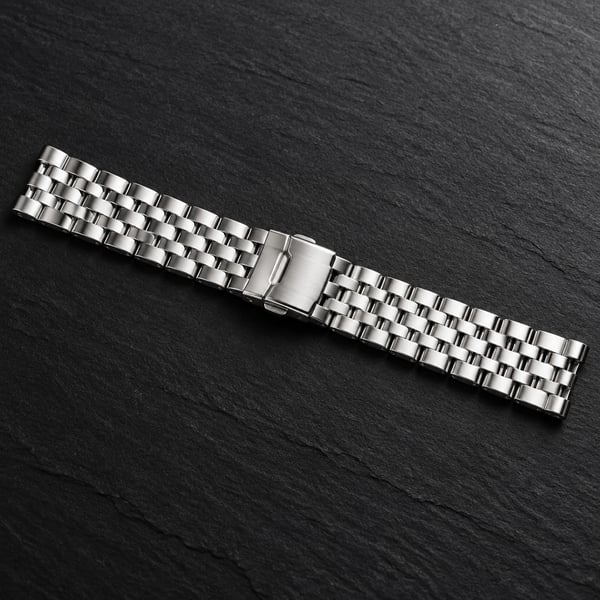 Stainless Steel Watch Band | w7-cu-17 | Silver