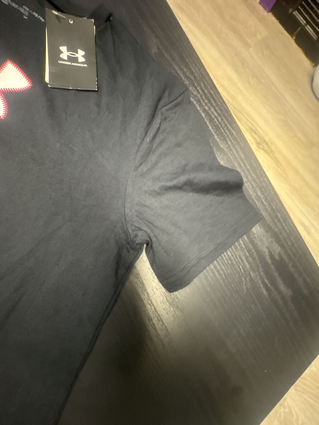 Under Armour Baseball Graphic Tee Size YXL Black 6