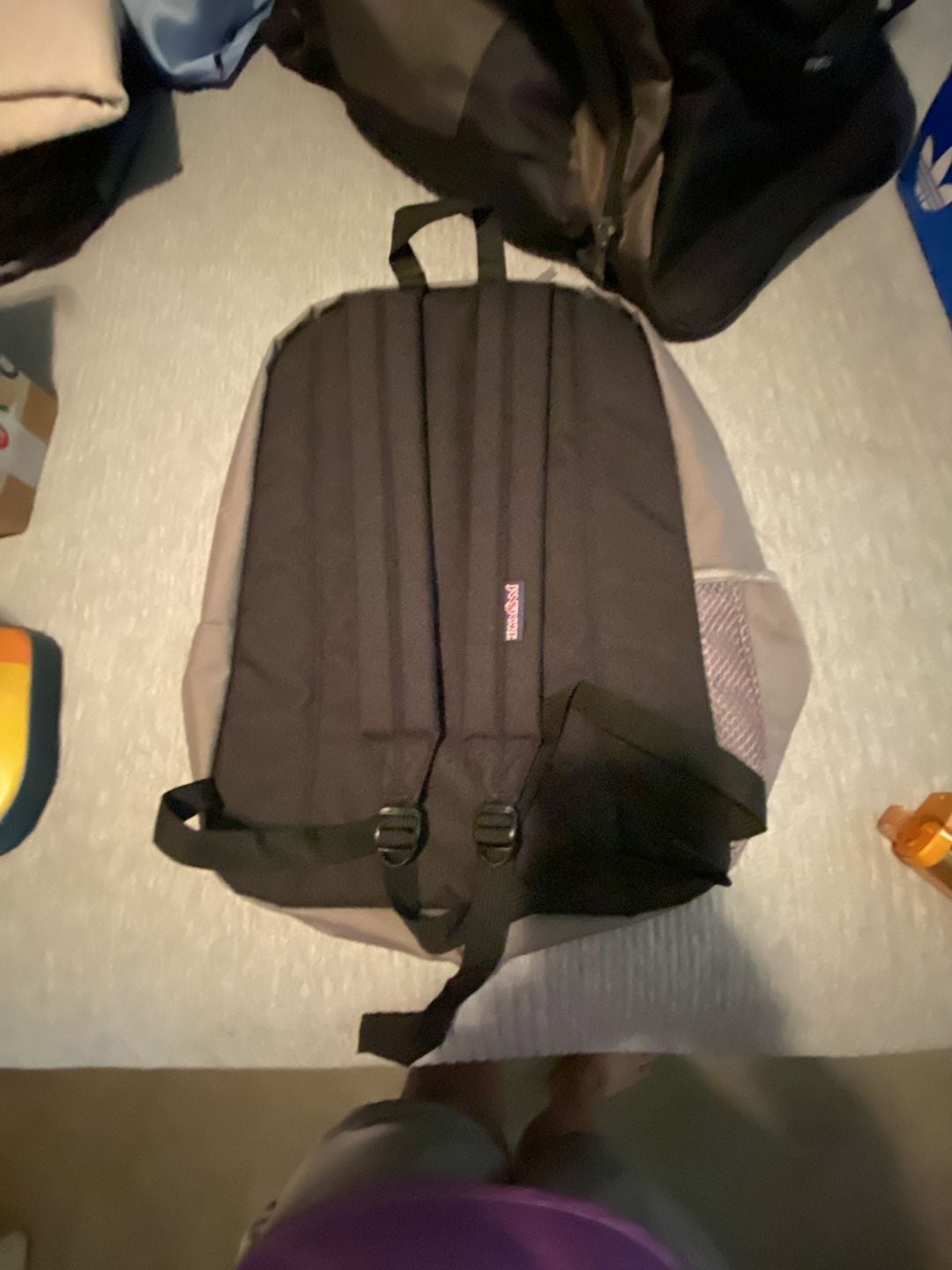 JanSport Cross Town Backpack Grey New 3