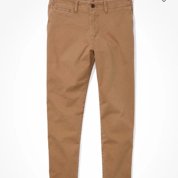 American Eagle Outfitters AE Flex Slim Straight Lived-In Khaki Size 26/30