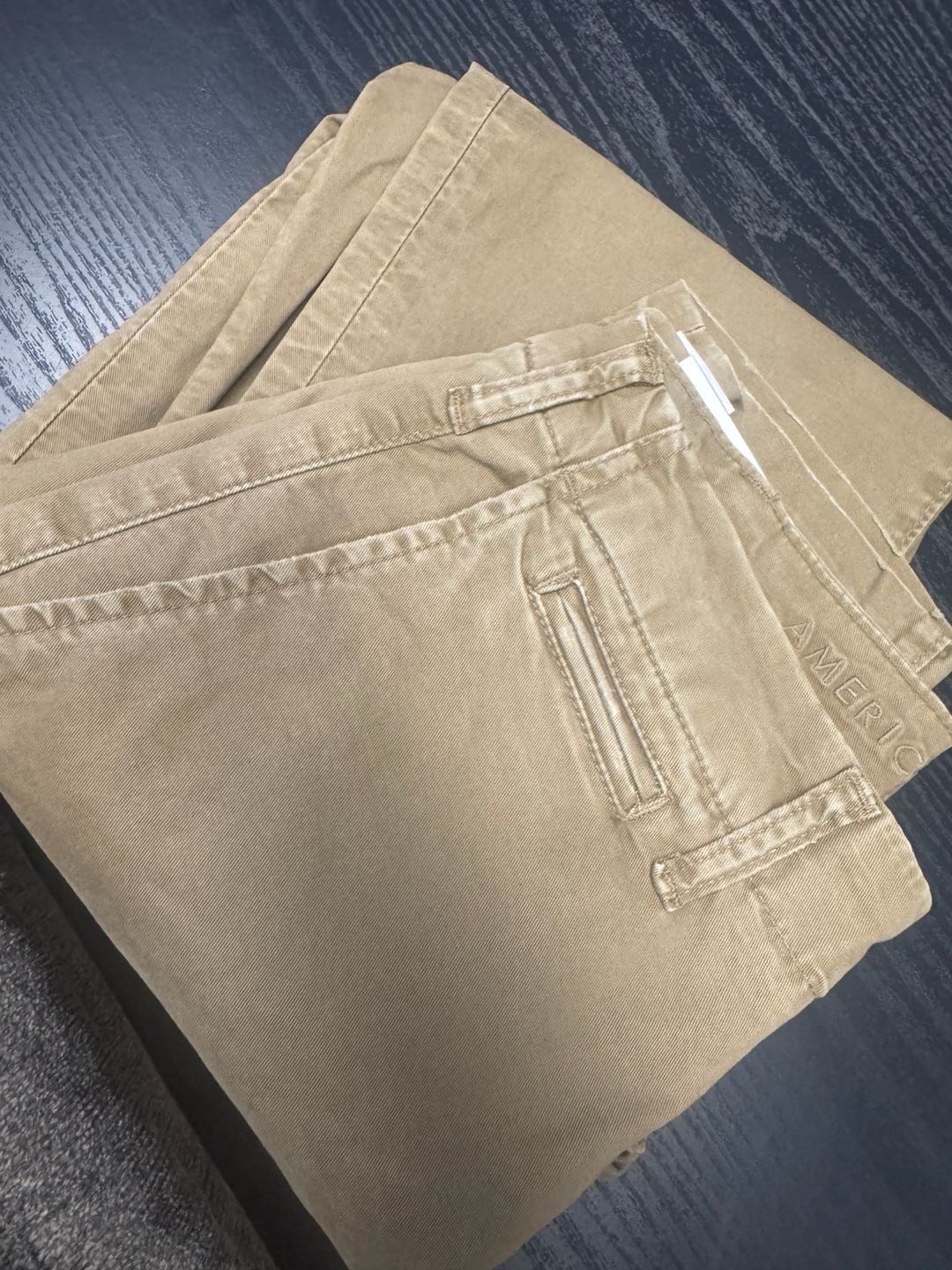 American Eagle Outfitters AE Flex Slim Straight Lived-In Khaki Size 26/30 7