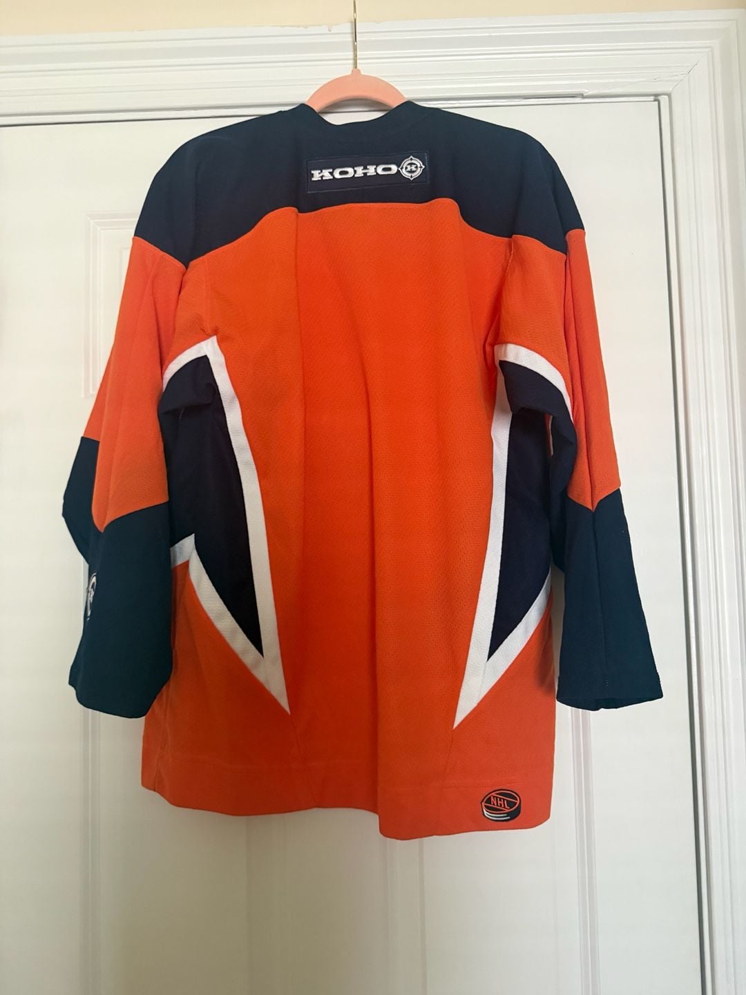 Koho New York Islanders Orange Third Hockey Jersey Size S 4