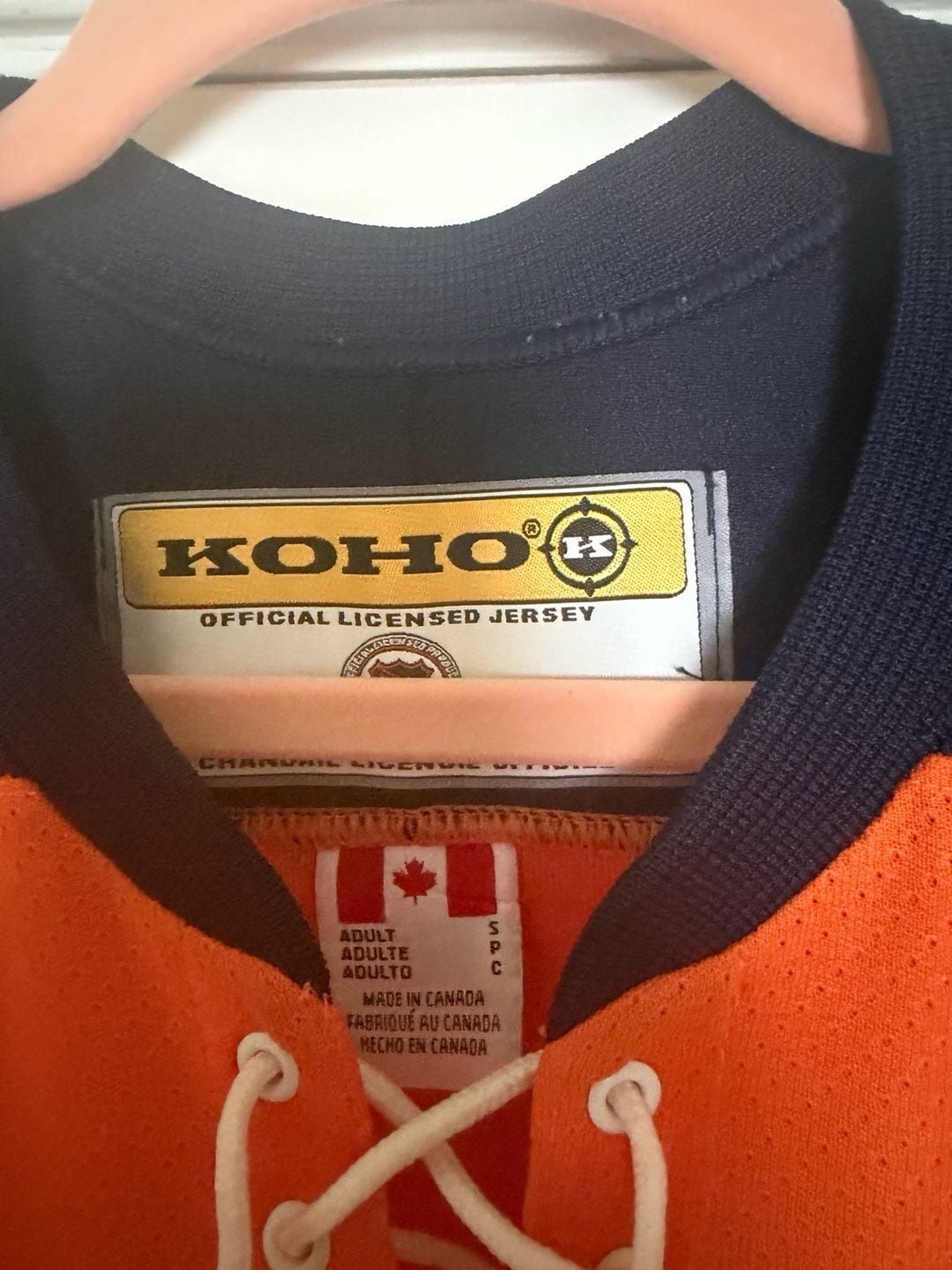 Koho New York Islanders Orange Third Hockey Jersey Size S 3