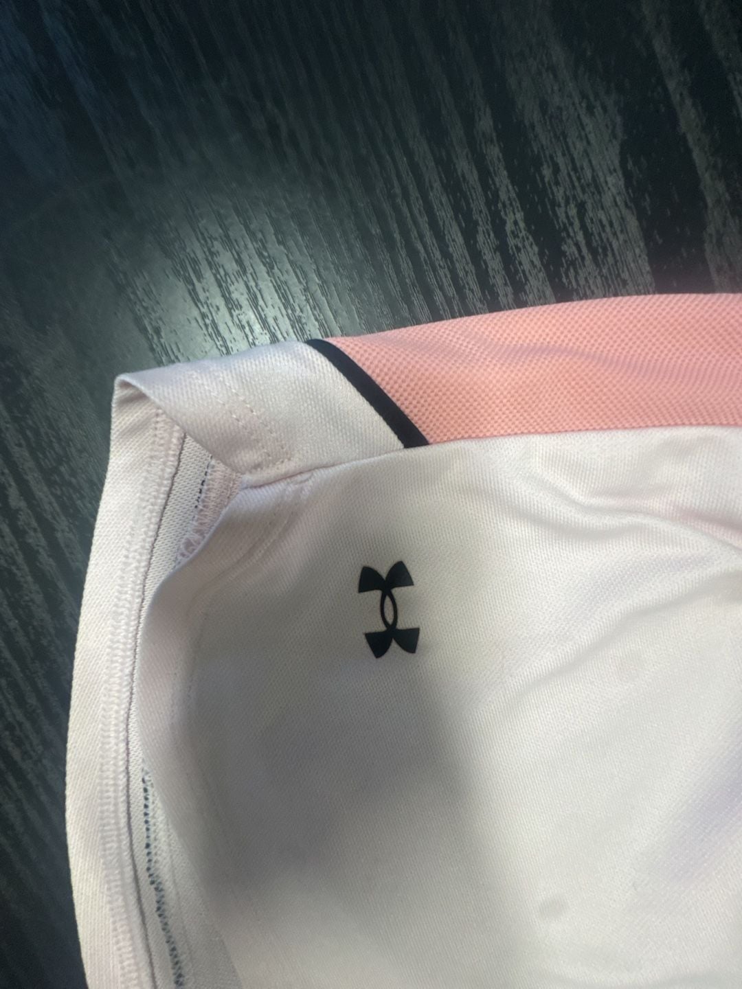 Under Armour Play Up Shorts Pink White Athletic Gym Shorts 3