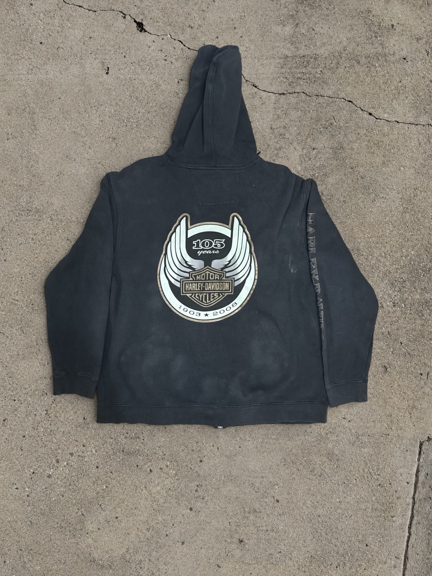 2008 Anniversary Harley Davidson Zip Up 2