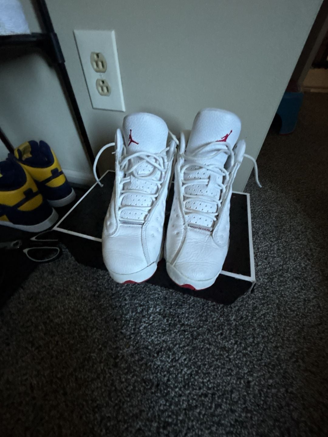 Jordan Air Jordan 13 Retro GS Size 6.5Y White Wolf Grey 5
