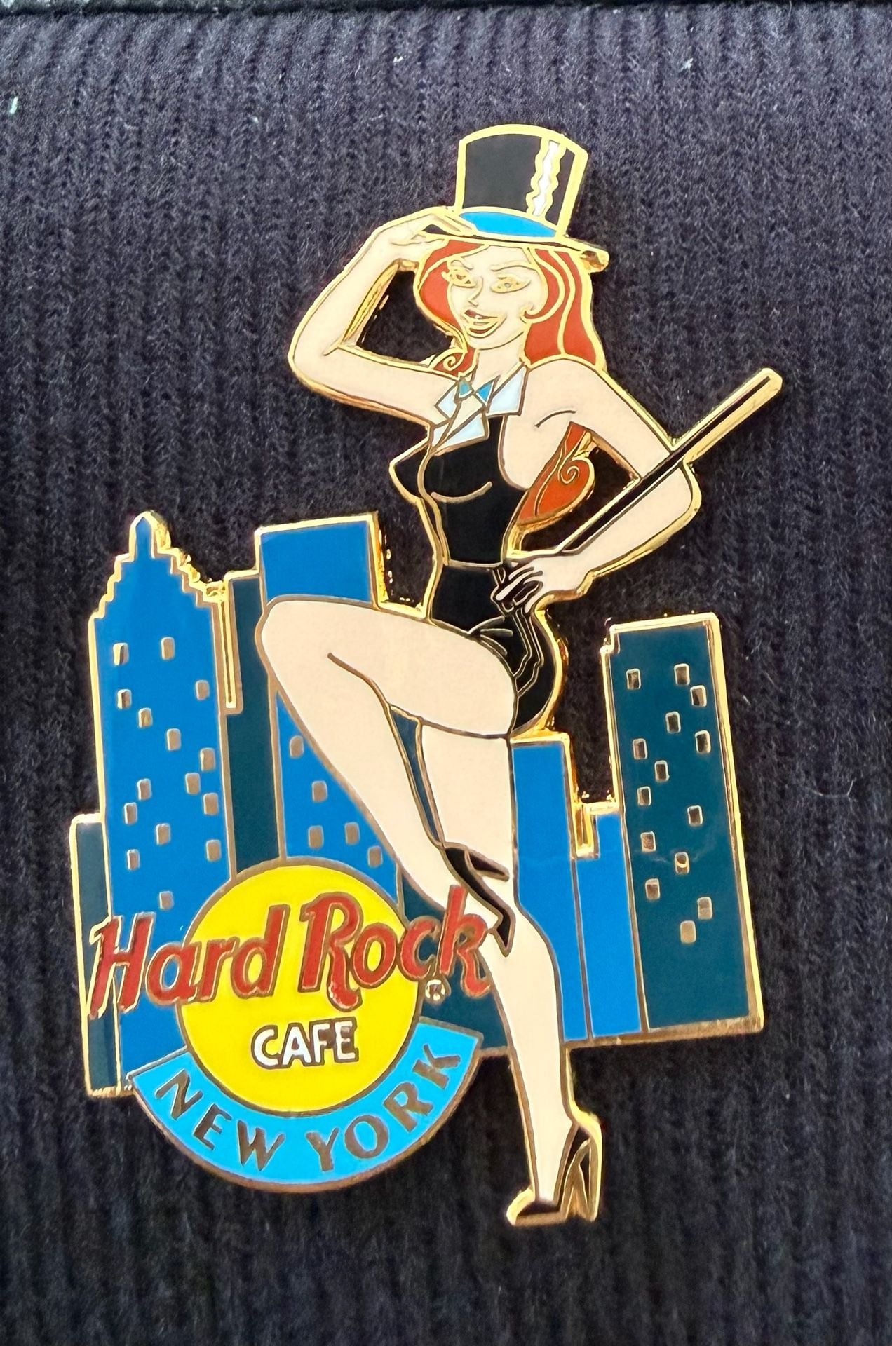 Hard Rock Cafe New York Show Girl Pin 1