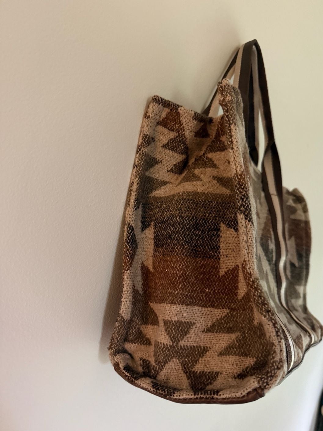 Jen & Co Aztec Tote Bag Brown Southwestern Crossbody 4