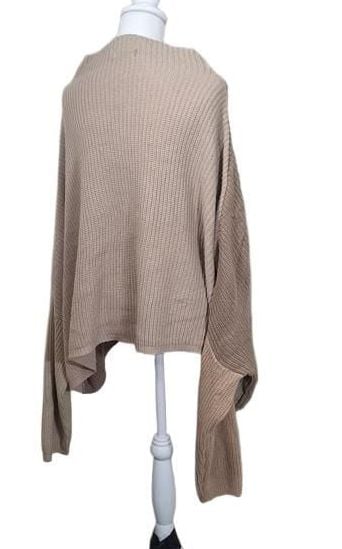 PrettyLittleThing Oversized Sweater Sz XL, Stone, Tan, Boohoo Boyfriend Jumper 15