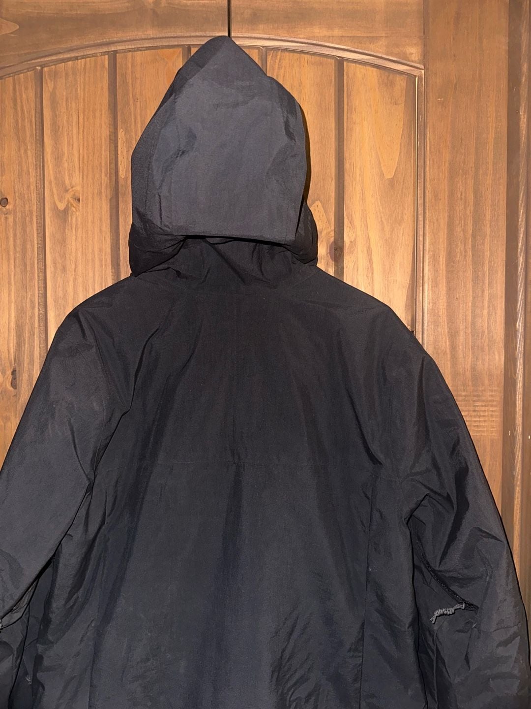REI Co-op Rain Jacket Size Large Black Waterproof Hooded 6