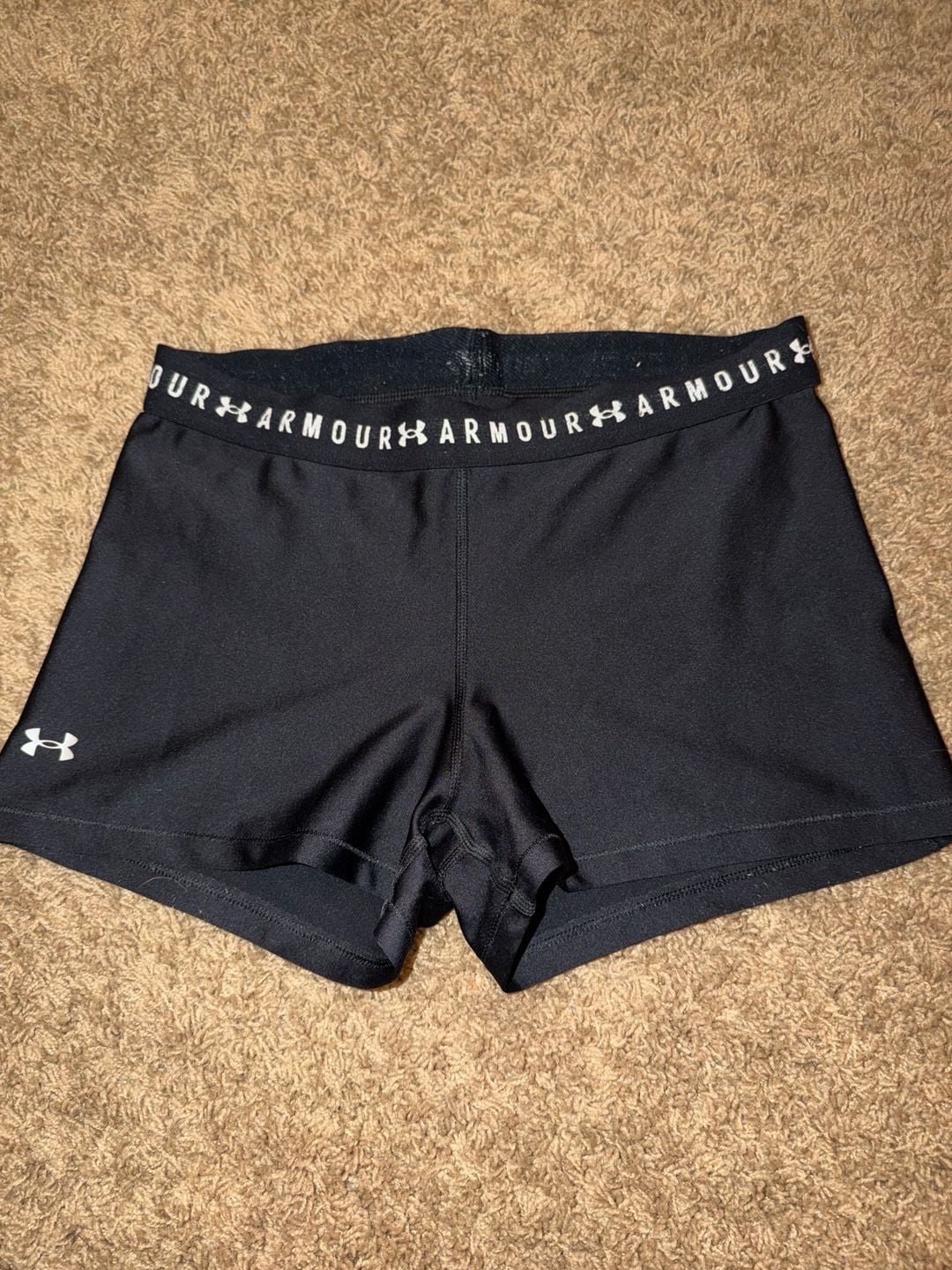 Under Armour HeatGear Shorty Shorts Black 2