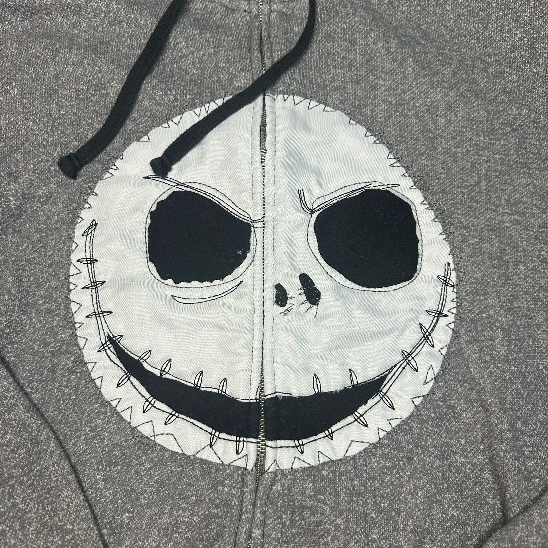 Vintage Disney The Nightmare Before Christmas Jack Skellington Zip Up Hoodie 2