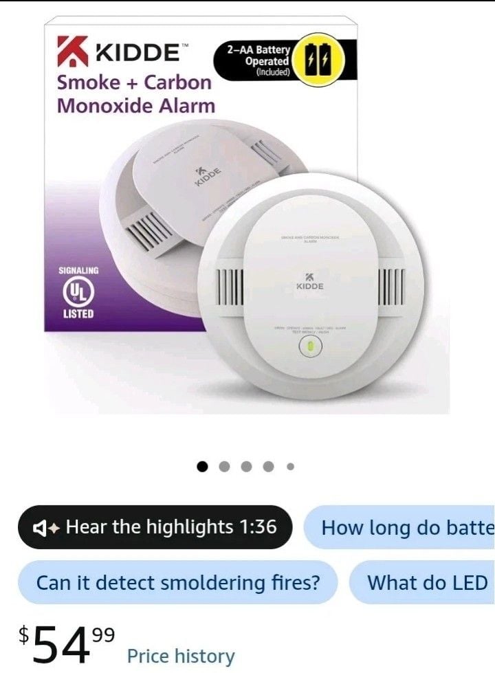 Kidde 900-CUDR Smoke and Carbon Monoxide Alarm 2