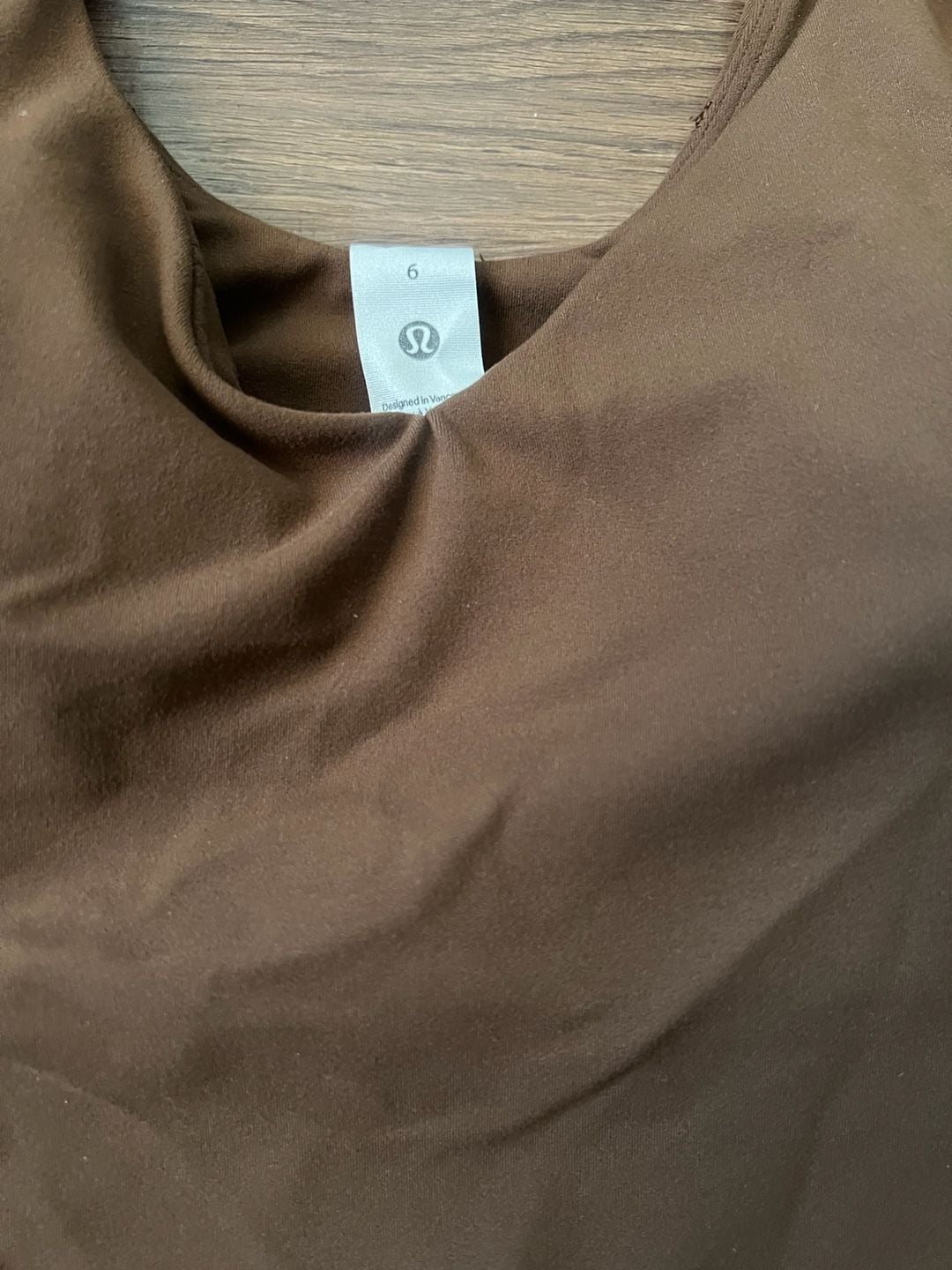Lululemon Align Bodysuit Size 6 Java Brown Nulu 4