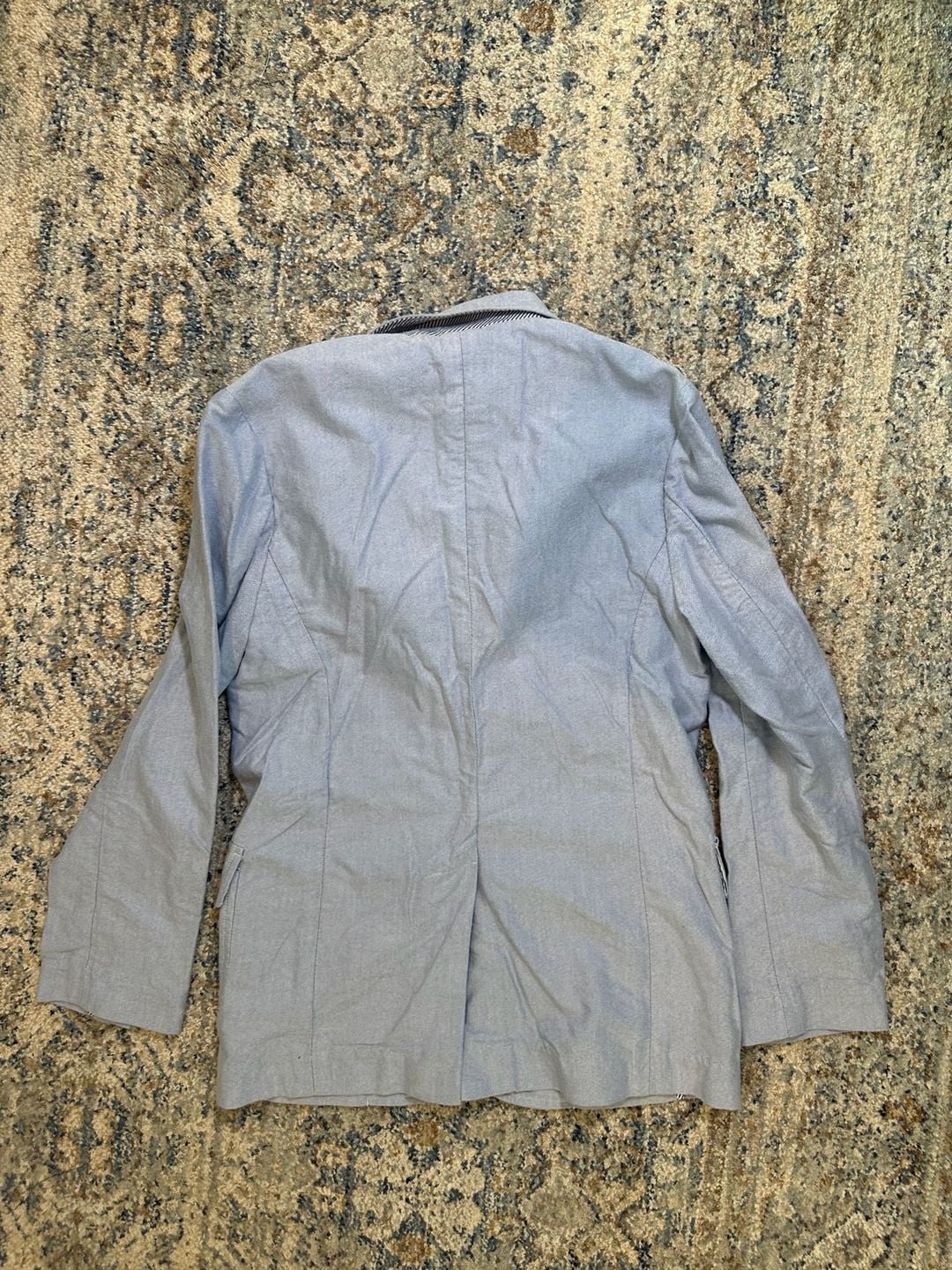 Polo By Ralph Lauren Blazer Size Boys S Blue Cotton Striped Lining 5