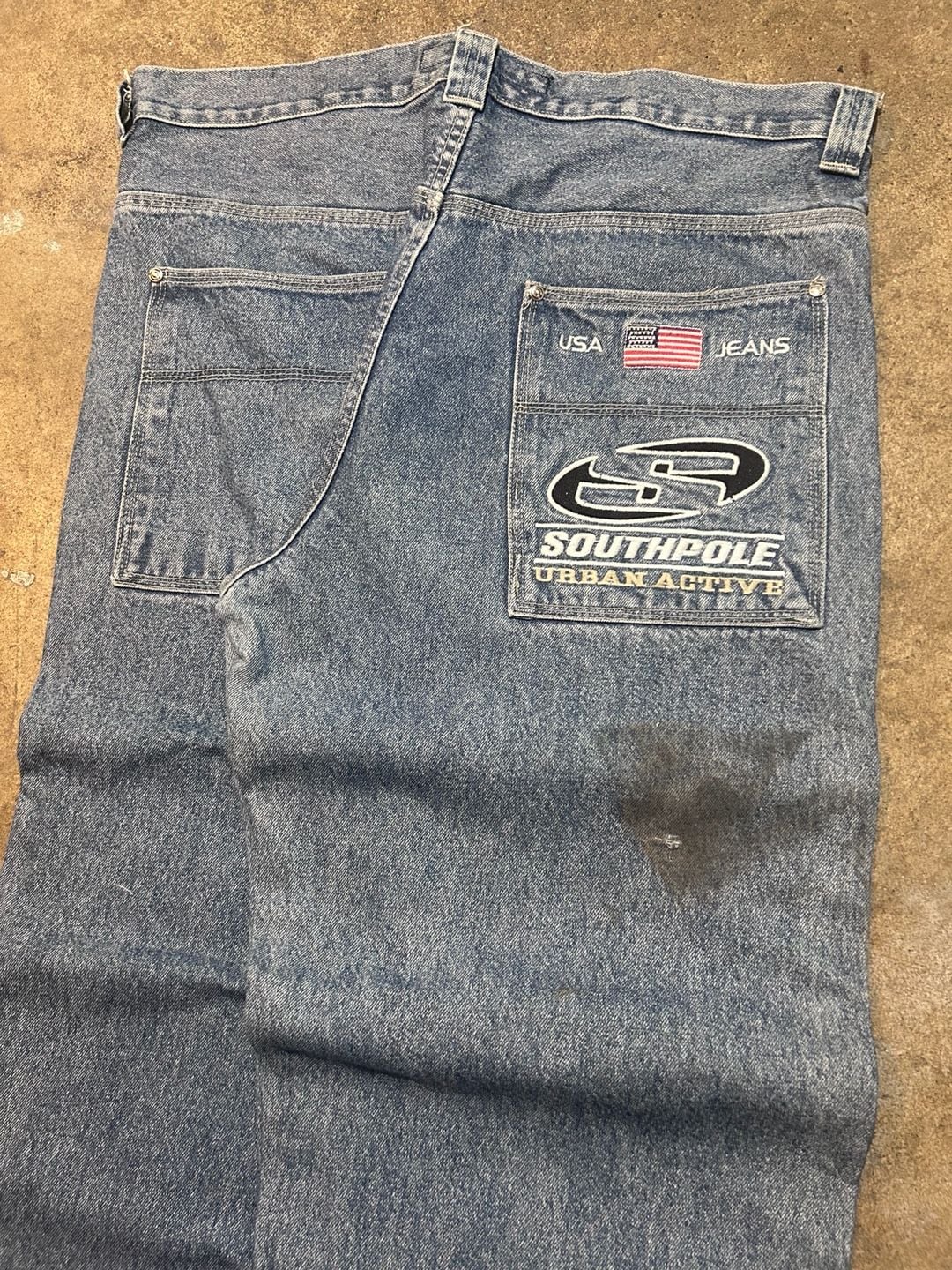 Southpole Jeans Size 38 Blue Urban Active Baggy Y2K Denim 3