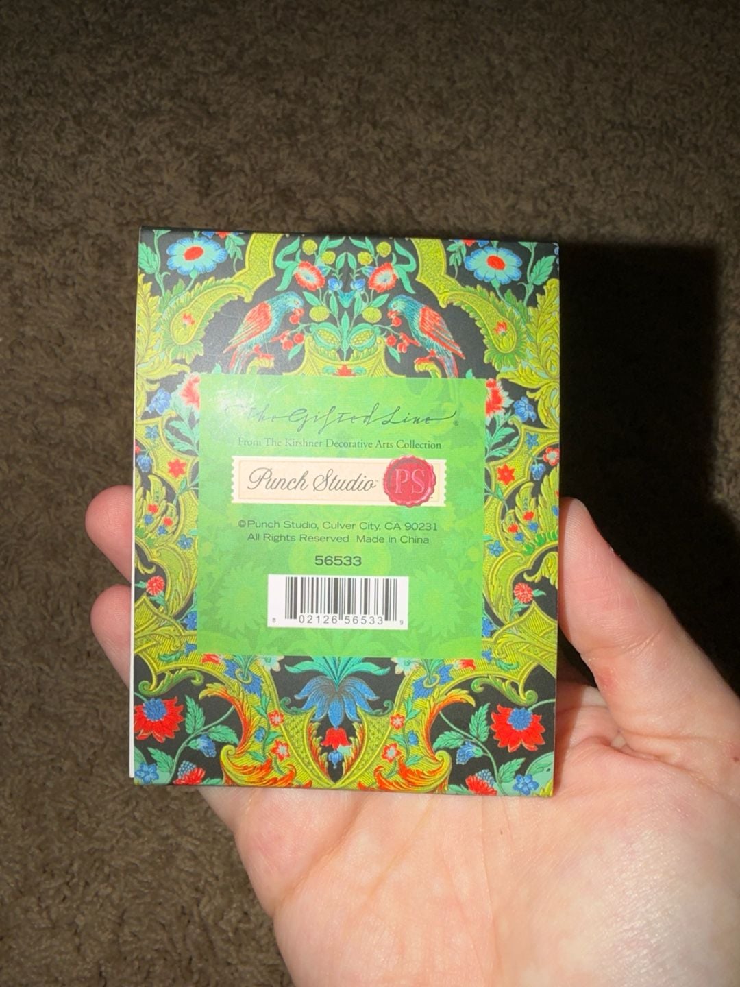 Punch Studio Gem Embellished Decorative Notepad Kirshner Collection 2