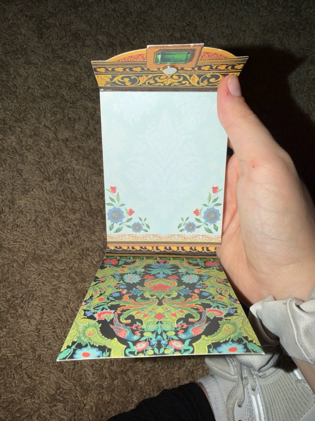 Punch Studio Gem Embellished Decorative Notepad Kirshner Collection 3