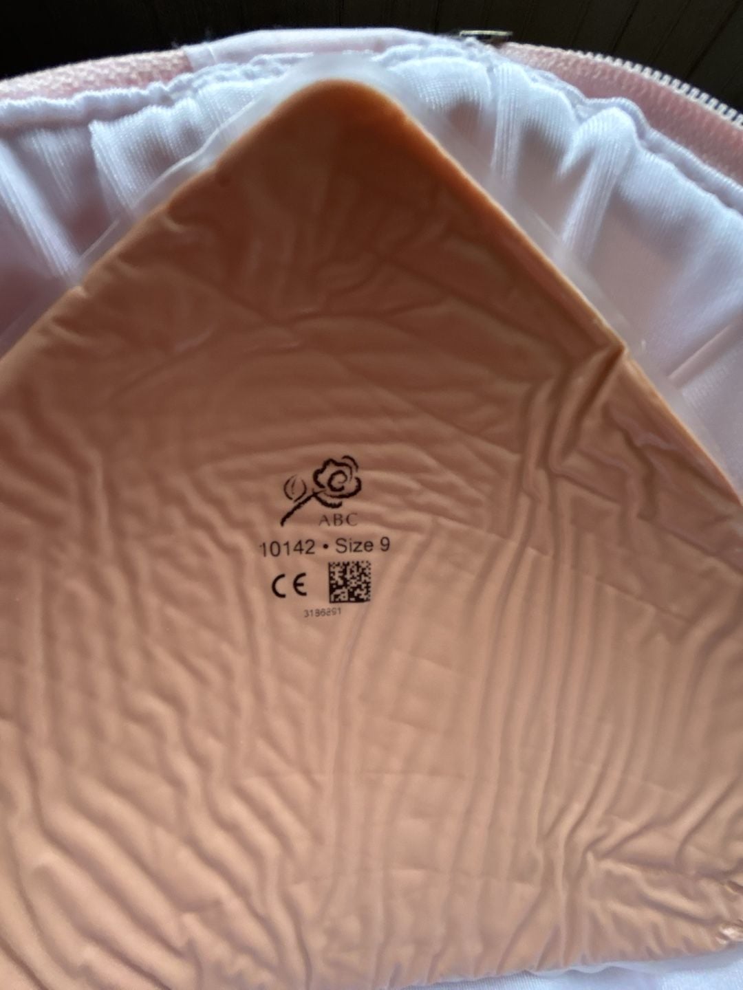ABC 10142 Breast Form Size 9 Lightweight Triangle Shaper 2