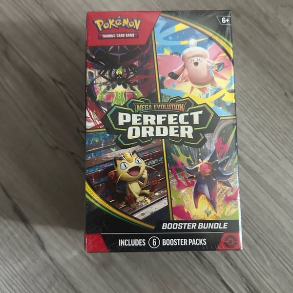 Pokemon TCG Mega Evolution Perfect Order Booster Bundle Sealed