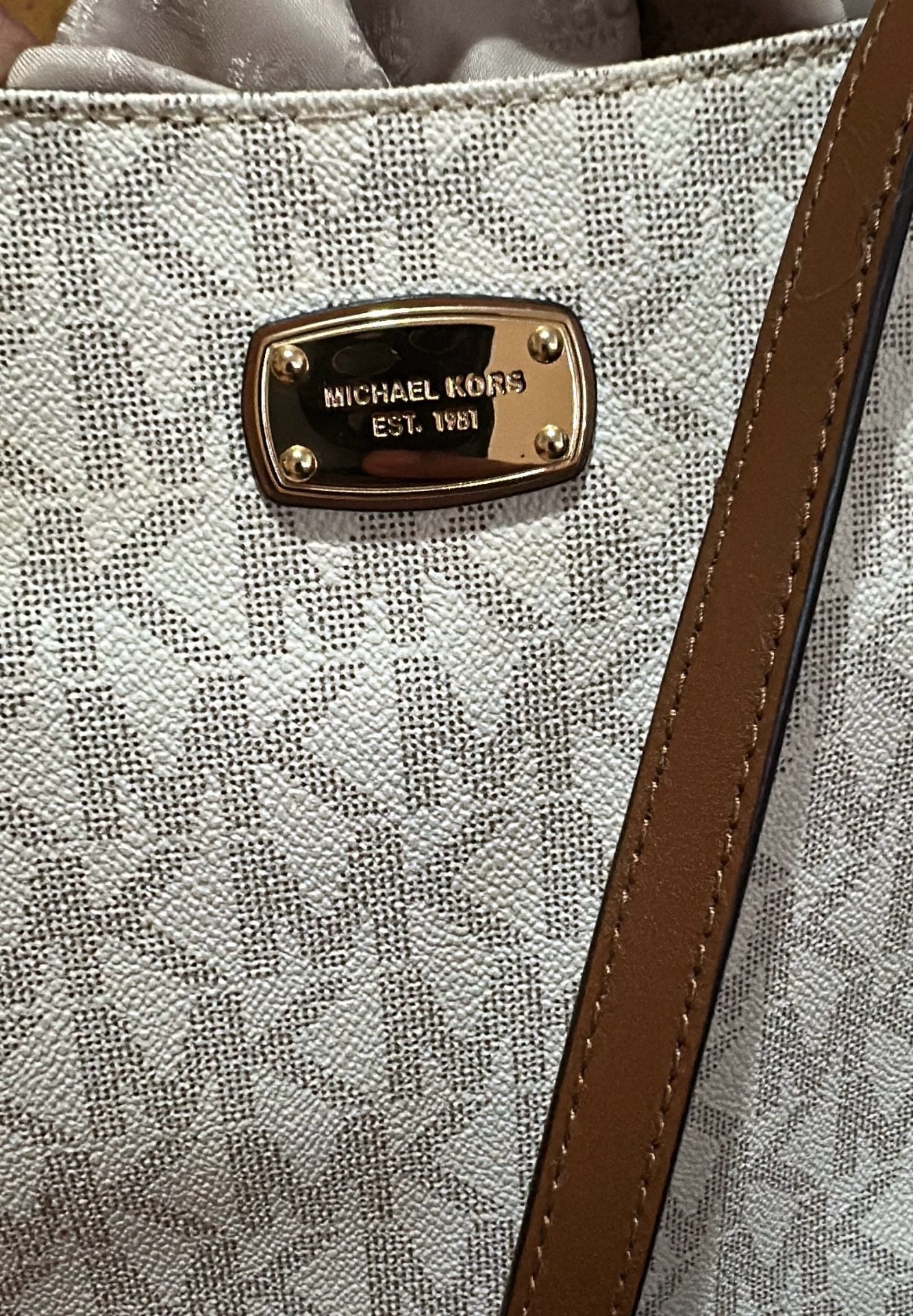 MICHAEL KORS Vintage Y2K Vanilla Crossbody - Original Rare 2017 - 35T6GTVM2B 2