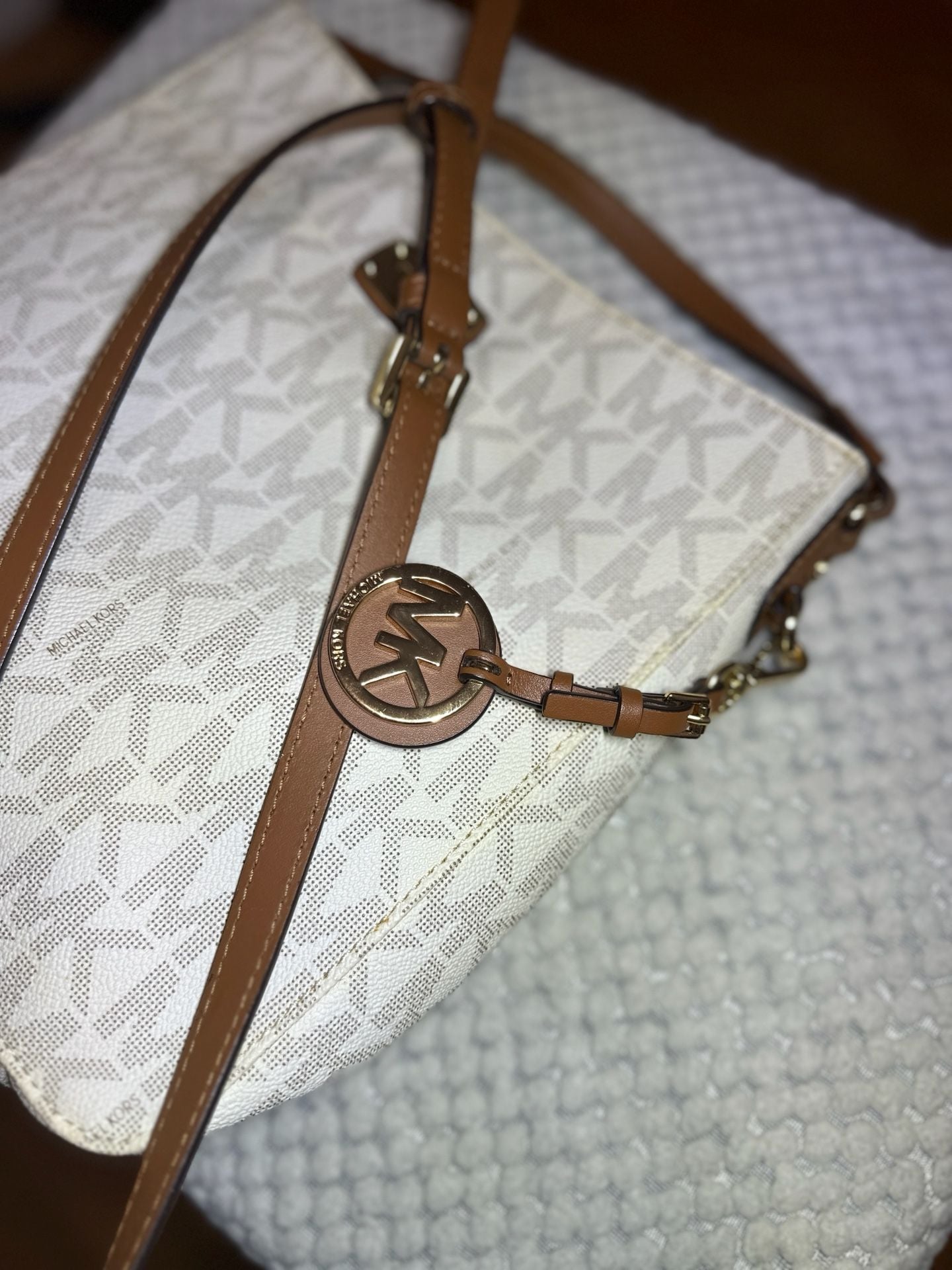 MICHAEL KORS Vintage Y2K Vanilla Crossbody - Original Rare 2017 - 35T6GTVM2B 6