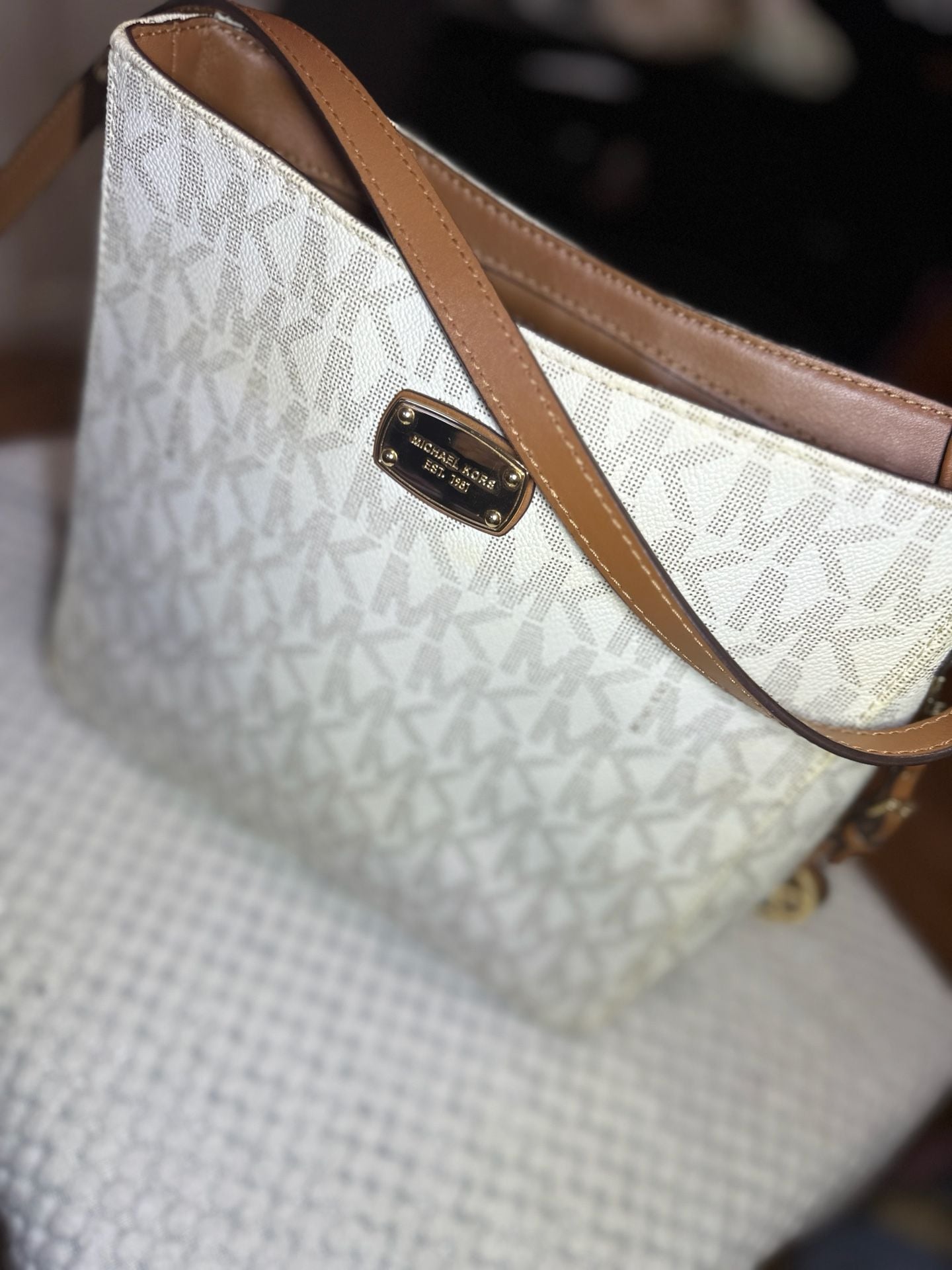 MICHAEL KORS Vintage Y2K Vanilla Crossbody - Original Rare 2017 - 35T6GTVM2B 10