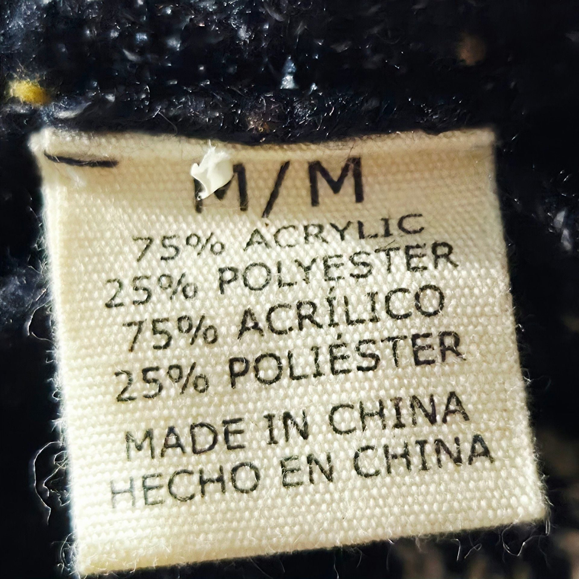 Weatherproof Vintage Fair Isle Sweater Size M Black Nordic Knit 4